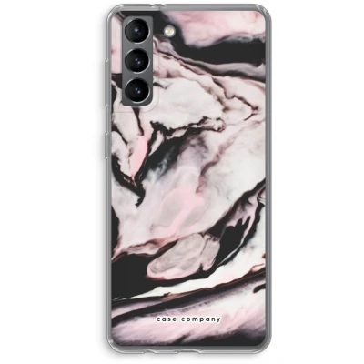 Afbeelding van Case Company® hoesje geschikt voor Samsung Galaxy S21 Roze stroom Soft Cover Telefoonhoesje Bescherming aan alle Kanten en Schermrand