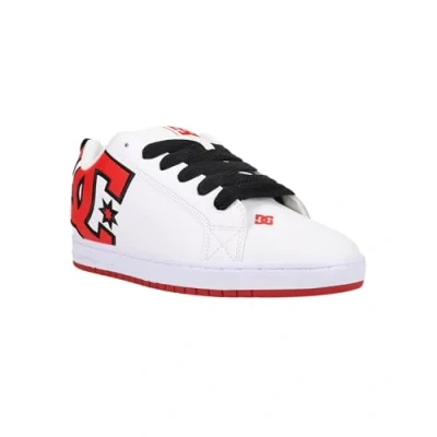 Afbeelding van DC Shoes Court Graffik Sneakers laag, Maat: 41, White/red/black Leer