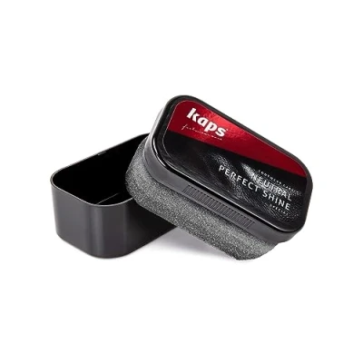 Afbeelding van Kaps Perfect Shine Polijstspons voor schoenen, onmiddellijke glans, laarzen en leren tassen, transparant/neutraal