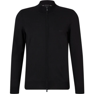 Afbeelding van Hugo Boss vest Heren normale fit zwart effen