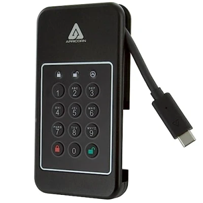 Afbeelding van Apricorn NVX 1TB SSD Maximale veiligheid en ’s werelds snelste harde schijf