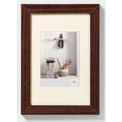 Image de walther design cadre photo noyer 20 x 30 cm avec passe partout, Home en bois HO030N