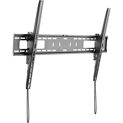 Image de StarTech.com TV Wall Mount supports 60 100 inch VESA Displays (165lb/75kg) Heavy Duty Tilting Universal Adjustable Mounting Bracket for Large Flat Screens Low Profile Slim (FPWTLTB1) Support pour plastique acier