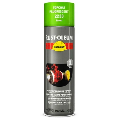 Image de Aérosol de finition Hard Hat fluorescente Rust Oleum