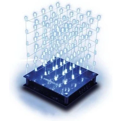 Afbeelding van 3D LED KUBUS 5 x (BLAUWE LED)
