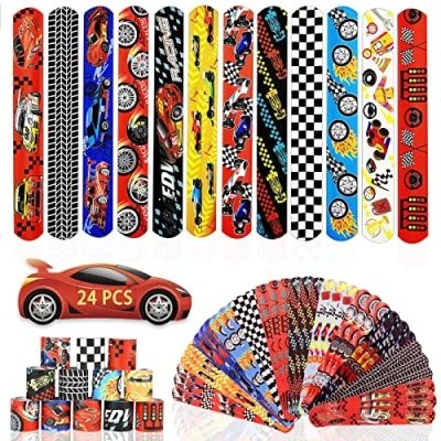 Afbeelding van Acuiwer Slap Armband 24/30/50 stuks Dieren / Dinosaurussen Eenhoorn Zeemeermin Sterrene Hawaï Halloween Banden voor Kinderen Favors Meisjes Jongens, PVC