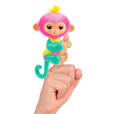 Afbeelding van FINGERLINGS Magic Moods Jade om je vinger het hart brandt afhankelijk van stemming communiceert met 70 geluiden en reacties batterijen inbegrepen interactief speelgoed vanaf 5