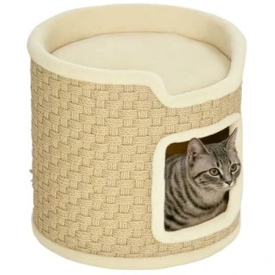 Afbeelding van PawHut Kattenkrabpaal Φ38 tot 5 kg Beige