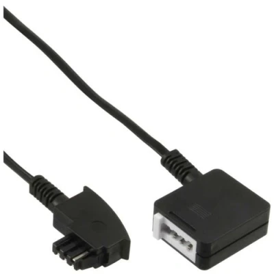Image de InLine Rallonge de câble téléphone TAE F (M) pour (F) 10 m