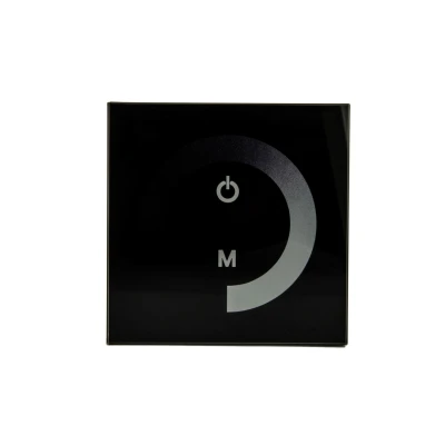 Afbeelding van LED Touch Dimmer 12V 24V, 8A, Zwart