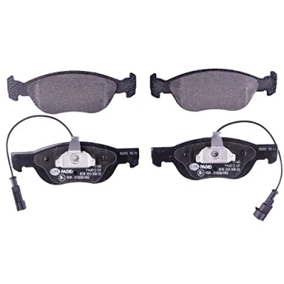 Afbeelding van HELLA 8DB 355 008 321 Remblokkenset Met slijtage waarschuwingscontact ALFA ROMEO: Spider, GTV, 145