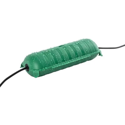 Afbeelding van Heitronic 21045 Stekkerbeschermbox Groen