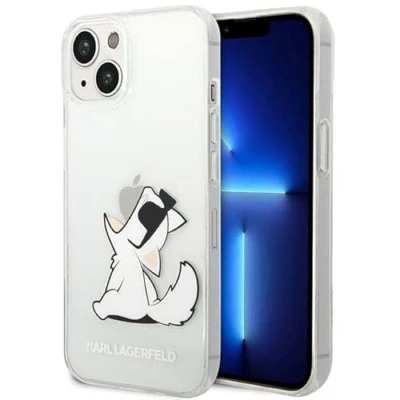 Afbeelding van Karl Lagerfeld KLHCP14MCFNRC iPhone 14 Plus 6.7 hardcase transparant Choupette Fun