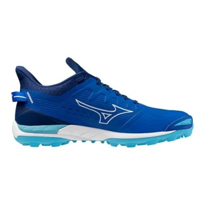 Afbeelding van Mizuno WAVE LEOPARDUS Hockeyschoenen Mugen blue/white/estate blue Dames/Heren Maat 40.5