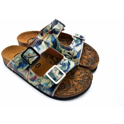 Afbeelding van GOBY Patroon Slippers Sandalen Hoge kwaliteit Handmade Maat 41