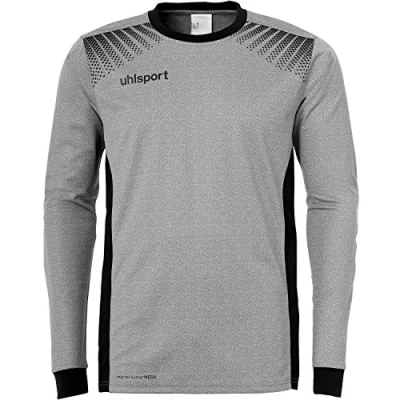 Afbeelding van Uhlsport Goal Keepersshirt Kind Donker Grijs Melange Zwart Maat 116