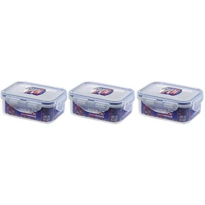 Afbeelding van 3 x Lock &amp; Rect 350 ml voedselcontainer HPL806 by