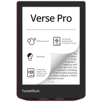 Afbeelding van PocketBook Verse Pro eBook reader 15.2 cm (6 inch) Rood