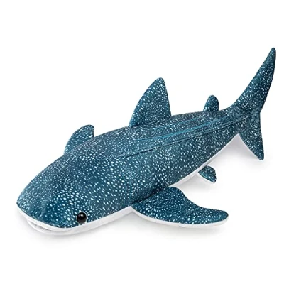 Afbeelding van lilizzhoumax pluche speelgoed, haai, walvis, 82 cm, simulatie realistische pop, wilde dieren, cadeau voor vrienden en kinderen