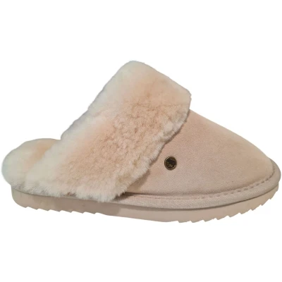 Afbeelding van Warmbat Flurry Pantoffels Sloffen Dames Beige Maat 44