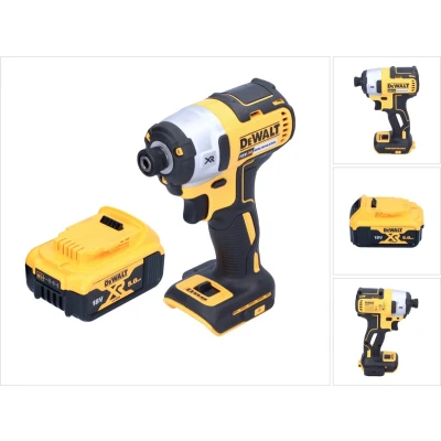 Afbeelding van DeWalt DCF 887 N accu slagmoersleutel 18 V 205 Nm 1/4&quot; borstelloos + 1x oplaadbare batterij 5.0 Ah zonder oplader