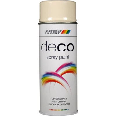 Afbeelding van Motip Deco lakspray hoogglans 0,4l parelwit