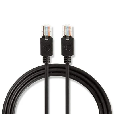 Afbeelding van Nedis Ccbw85100At150 Cat 5E Utp Netwerkkabel Rj45 (8P8C) Male 15 M Antraciet