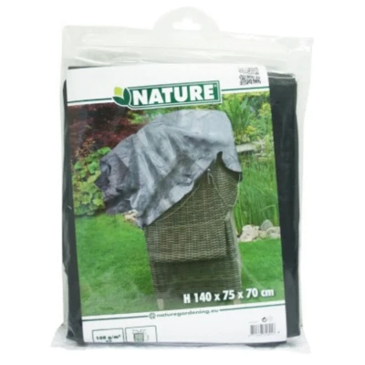 Afbeelding van Nature Beschermhoes Voor Stoelen Tuinmeubelen 140x75x70 cm Grijs
