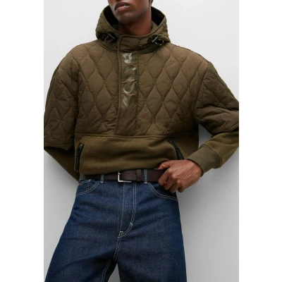 Afbeelding van HUGO BOSS heren Jeeko riem van leer in de kleur Donkerbruin, maat: 80 cm