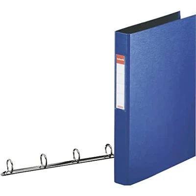 Afbeelding van Ringband Esselte Vivida A4 4 rings O mech 25mm PP blauw