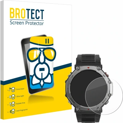 Afbeelding van BROTECT Screenprotector voor Huami Amazfit T Rex 3 Folie Beschermfolie Beschermglas transparant