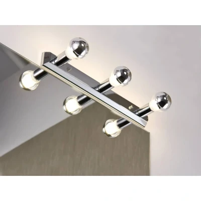 Afbeelding van Paulmann LED spiegellamp Mirror Regula 3x40W E14 chroom