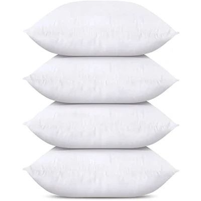 Afbeelding van Utopia Bedding Kussenvulling 55 x cm (set van 4), Vulkussen Binnenkussen Sofakussen Decokussen (Wit)