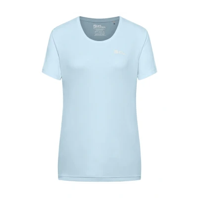 Afbeelding van Jack Wolfskin TECH Sport Tshirt, Dames, Maat: Small, Ice blue
