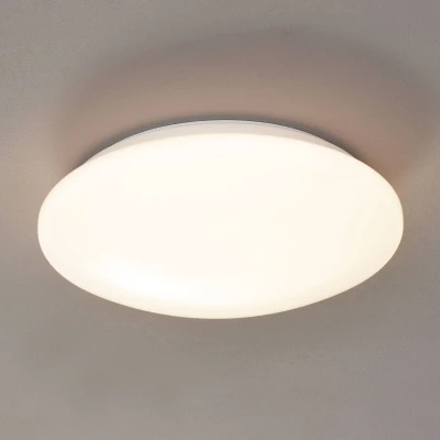Afbeelding van Reality Leuchten Pollux LED plafondlamp met bewegingsmelder 12 W, kunststof wit R67831101