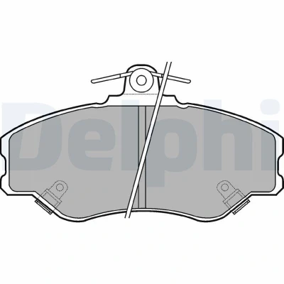Afbeelding van Delphi Diesel Remblokset LP1599