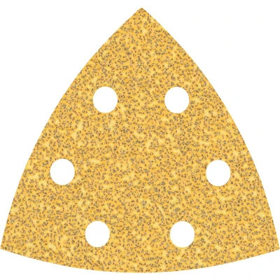 Image de BOSCH 2608900823 Feuille abrasive Expert C470 Best for Wood and Paint, 93 mm, grain 40, pour Multi Cutter, 6 trous (5 pcs)