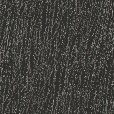 Afbeelding van Dutch Wallcoverings Tapestry Willow Steamside Black TP422506
