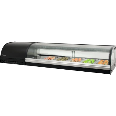 Afbeelding van Sushivitrine 5x 1/3GN (H)29x(B)150x(D)39