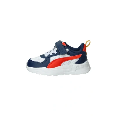 Afbeelding van Puma Trinity Lite Ac+ Inf Basketbal, uniseks, baby, Wit, fel rood, Perzisch Blauw