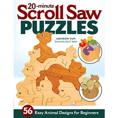 Afbeelding van 20 Minute Scroll Saw Puzzles