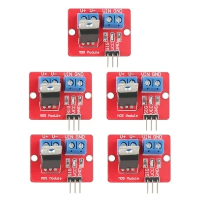 Afbeelding van 5 stuks DC Motor Driver Module PWM MOSFET 3.3V/5V IRF520 0 24V Driving Control Switch voor MCU ARM