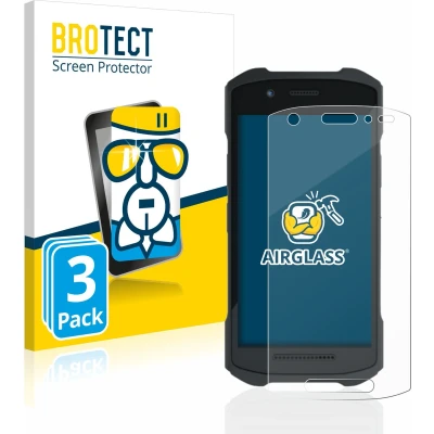 Afbeelding van BROTECT Screenprotector voor Zebra TC21/ TC26 Folie Beschermfolie Beschermglas transparant (3 Stuks)