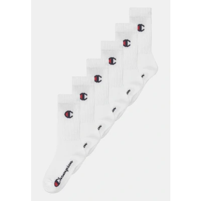 Afbeelding van Champion CREW 6 PACK Sportsokken voor kinderen, Maat: 27 30, White