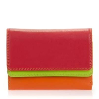 Afbeelding van Mywalit Ladies Double Flap Purse Wallet jamaica Dames portemonnee