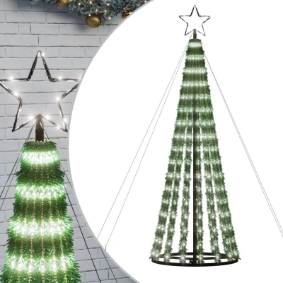 Afbeelding van Lichtkegel 275 Koudwitte Led&#039;s 180 Cm