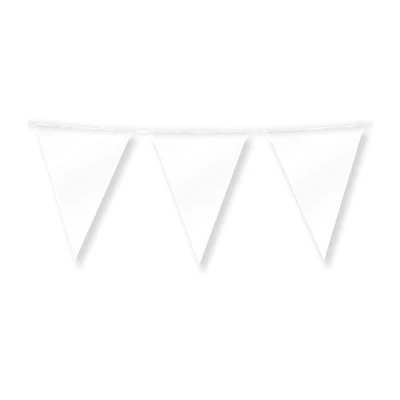 Afbeelding van Party Flags foil Pearl white