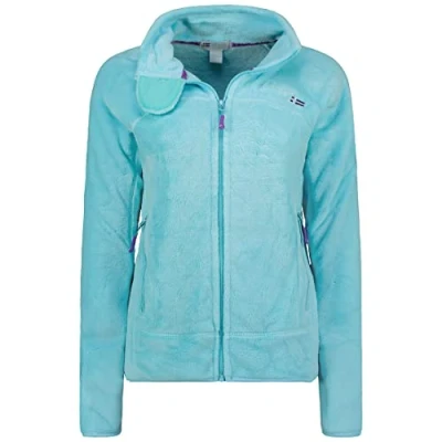 Afbeelding van Geographical Norway Uniflore Lady Damesvest, turkoois turquoise/paars