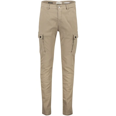 Afbeelding van Replay Pantalon Heren cargo bruin effen