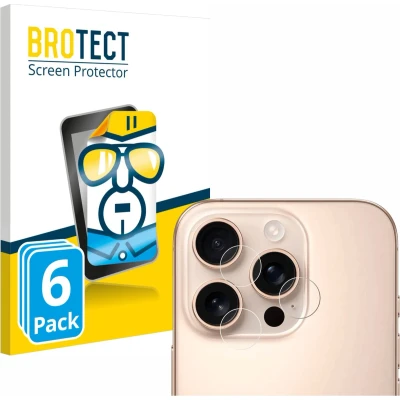 Afbeelding van BROTECT Screenprotector voor Apple iPhone 16 Pro (ALLEEN Camera Lens) Folie Beschermfolie transparant (6 Stuks)